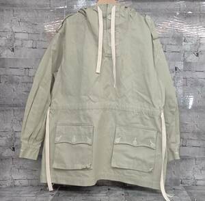 23SS TODAYFUL トゥデイフル Heavycotton Anorak Parka ヘビーコットン アノラックパーカー サイズ38 オリーブ 店舗受取可