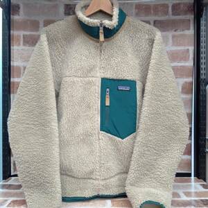 patagonia ジャケット /パタゴニア/CLASIC RETRO-X JACKET/レトロエックス/フリース/サイズS/ベージュ/グリーン