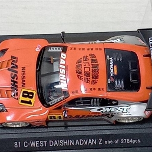 EBBRO エブロ 1/43 シーウエスト ダイシン アドバン Z GT300 JGTC2004 No.81 外箱かなりダメージありの画像6