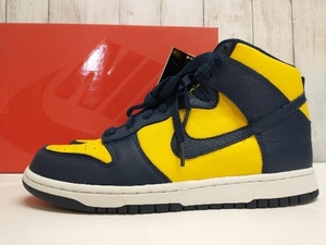 【タグ付き】NIKE/DUNK RETRO QS/スニーカー/ナイキ/ダンクレトロクイックストライク/MICHIGAN/ミシガン850477-700/27.5cm