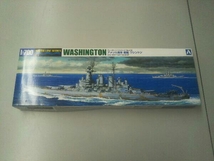プラモデル アオシマ アメリカ海軍 戦艦 ワシントン 1/700 ウォーターライン No.612_画像1