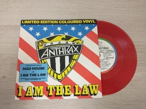 【EP】ANTHRAX I AM THE LAW ISX316【カラーレコード】