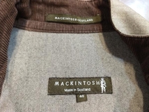 MACKINTOSH Y60-02IW マッキントッシュ ミリタリーコート ゴム引き ヘリンボーン スタンドネック グレーベージュ サイズ40 店舗受取可_画像4