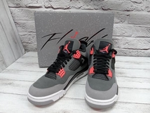 NIKE ナイキ AIR JORDAN 4 RETRO INFRARED DH6927-061 スニーカー 27cm グレー 店舗受取可_画像1