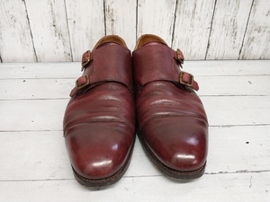 値下げ CROCKETT ＆ JONES × Paul Smith 約25.5cm 7 1/2ダブルモンク X89901 クロケットアンドジョーンズ