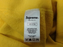 Supreme シュプリーム 20AW Cross Box Logo Hooded Sweatshirt クロスボックスロゴ パーカー イエロー 黄色 サイズS_画像5