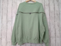 FACETASM ファセッタズム ZIPPER SWEAT ジッパースウェット KGO-SW-M04 トレーナー グリーン 3 店舗受取可_画像2