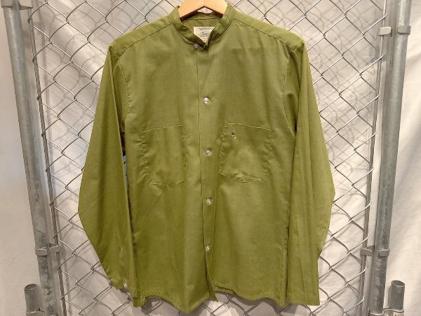 フラワーB ブルーグレイ 50s 60s ARROW アロー ポロシャツ コットン