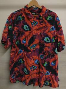 STUSSY/ステューシー/Peacock Shirt/孔雀柄/サイズ:Ｌ