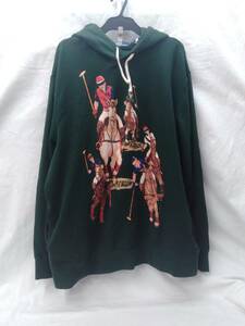 POLO RALPH LAUREN The Five Horsemen Hoodie ポロラルフローレン ファイブホースメンフーディー パーカー 緑 グリーン XXL 店舗受取可