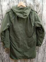 HOUSTON PARKA SHELL M-1951 モッズコート カーキ ミリタリー M-51 100-70-C-2075 内側ライナー付_画像2