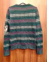 【お値下げしました】 RAF SIMONS WHAT WE DO IS SECRET Patchwork Knit Sweater ラフシモンズ サイズM グレー ニット_画像2