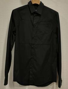 A-COLD-WALL ACWMSH030 パネルシャツ ブラック 長袖シャツ Sサイズ アコールドウォール