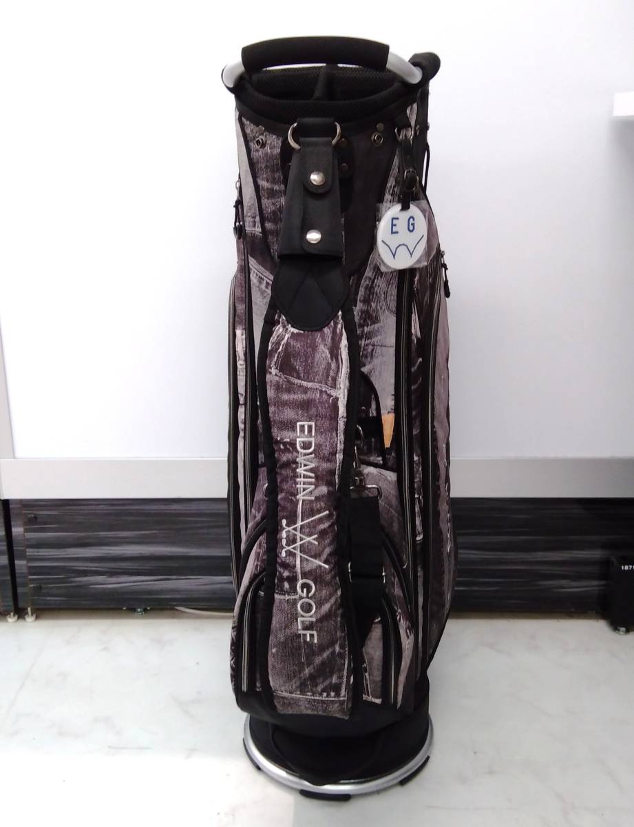 購入者 EDWIN GOLF キャディバッグ デニム柄 おまけボール付き