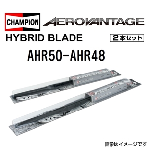 CHAMPION HYBRID ワイパーブレード オペル アストラ 1998年-2005年 AHR50 AHR48 2本セット 送料無料