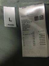 UNIQLO ユニクロ　ペールグレー サテンチュニック L_画像5