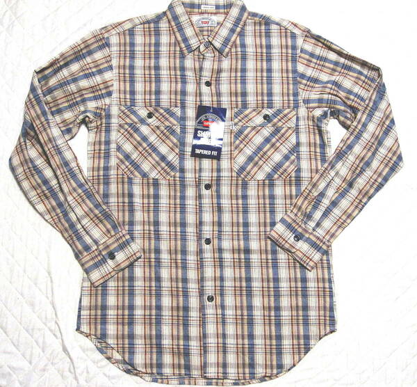 80's デッドストック リーバイス LEVI'S ホワイトタグ ワークシャツ 日本生産品 送料込