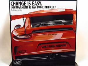 [ new goods No 412] pop art panel Porsche GT3RS PORSCHE
