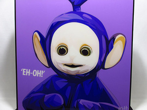 Art hand Auction [Nouveau n°462] Panneau Pop Art Teletubbies Tinky Winky, Ouvrages d'art, Peinture, Portraits