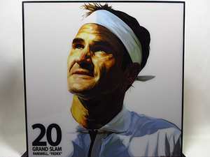 Art hand Auction [Neu Nr. 654] Pop Art Panel Roger Federer, Kunstwerk, Malerei, Porträts