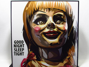 Art hand Auction [New No. 205] Pop art panel Annabelle doll movie, Artwork, Painting, Portraits