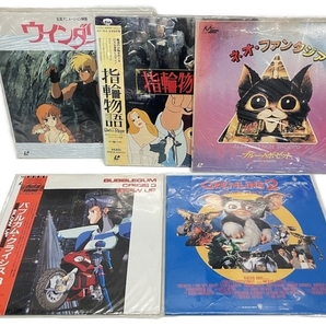 レーザーディスク ビデオディスク LD 5枚セット セット売り 作品 アニメ マンガ コレクション ジャンク W7407985の画像1