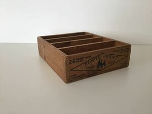 DULTON(ダルトン) WOODEN BOX FOR POST CARDS/ウッドボックス/木箱 /BONOX/ナチュラル