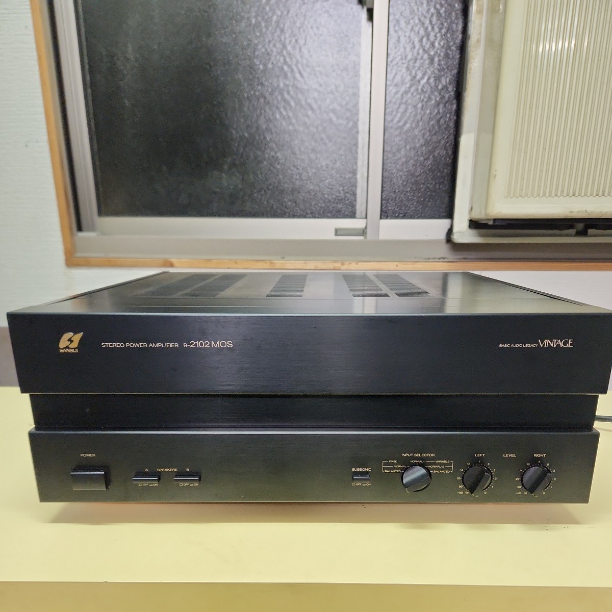 超目玉！ SANSUI SANSUI B-2102MOS サンスイ VINTAGE パワーアンプ