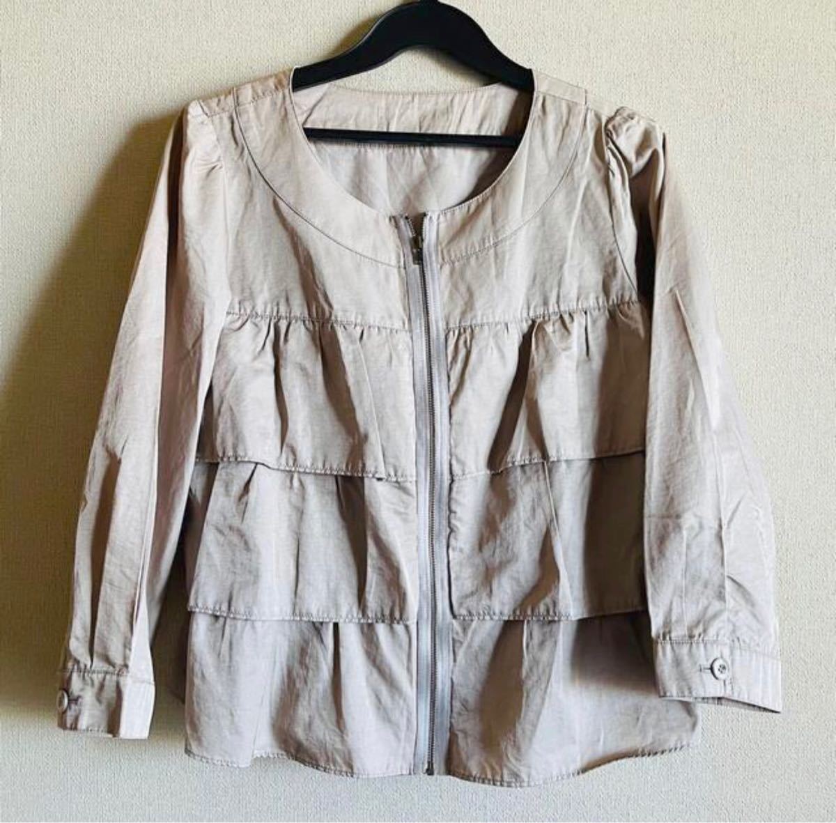 保障できる PATTERN フラワー ANAYI アナイ キャメル フリル ノー