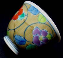 倣明朝期色絵　高級ウーロン茶茶器　手描き　煎茶碗　陶磁器研究_画像10