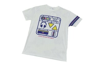 【新品】初音ミク KAITO Tシャツ 半袖【L】白/ホワイト◆カイト VOCALOID ボーカロイド クリプトン フューチャー メディア 男性用