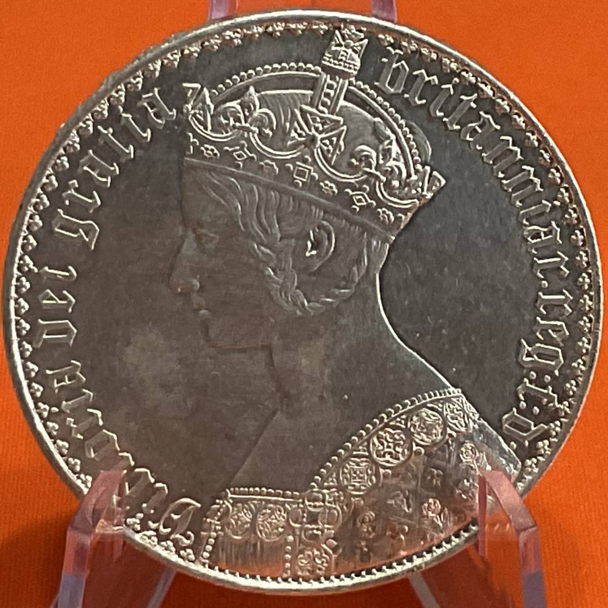 2268.【イギリス】1984年1ポンド銀貨 希少 古銭 コイン プルーフ硬貨