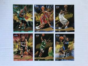 98-99 Fleer Ultra（Shareef Abdur-Rahim, Michael Finley, Damon Stoudamirre, Antoine Walker, 他）NBAttitude インサート　6枚セット