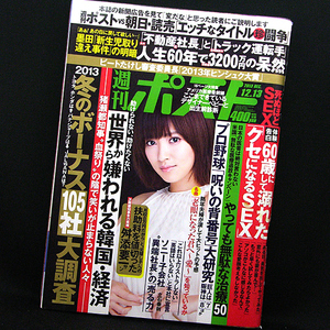 ◆週刊ポスト 2013年12月13日号 表紙:夏菜◆小学館