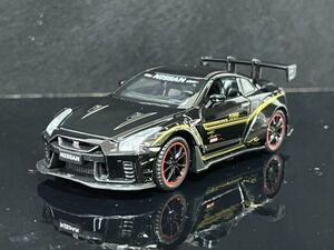 日産 GTR 1/32 ミニカー NISMO ニスモ 黒 スーパーGT　ニッサン