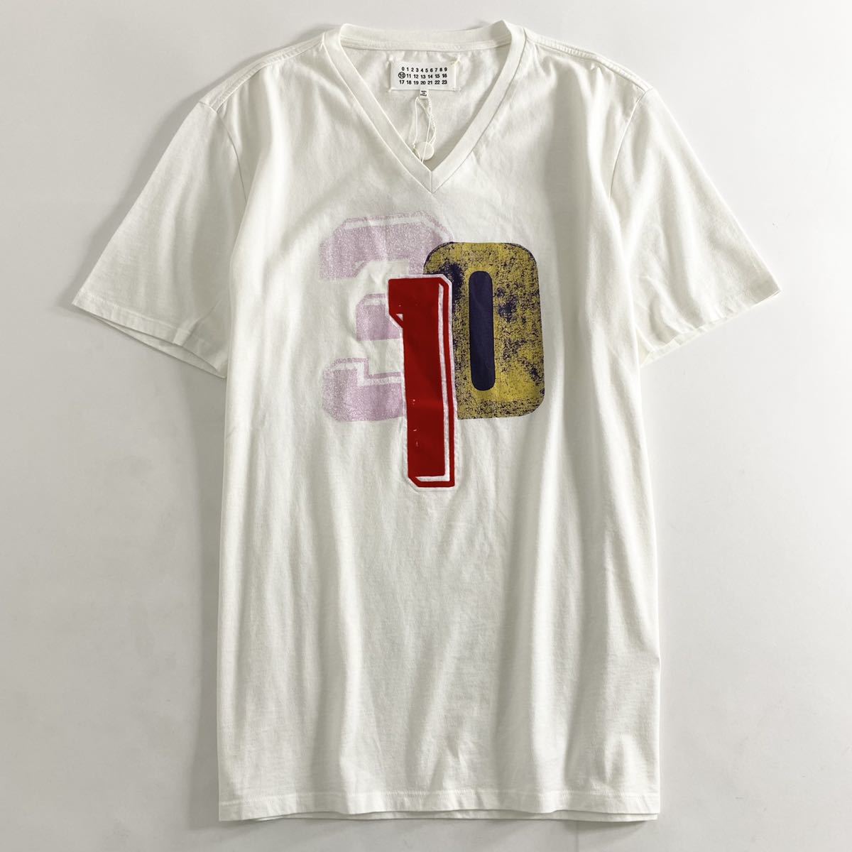 新品 52 マルジェラ 20aw 反転ロゴ Tシャツ 白 295 | www