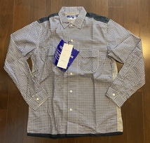 新品 L COMME des GARCONS JUNYA WATANABE MAN PATCHWORK POCKET SHIRT WF-B008-051 ジュンヤ コムデギャルソン シャツ 定価49500円_画像1