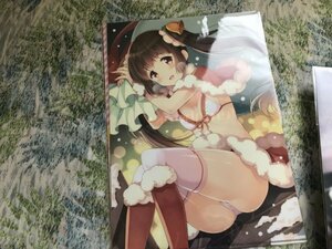 B093クリアファイル　コミズミコ) /パンダが一匹。　うりぼうざっか　Xmas Art SELECTION　メロンブックス特典