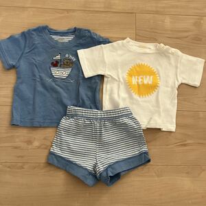 半袖Tシャツ 半袖 Tシャツ トップス ハーフパンツ ズボン 半ズボン 短パン carter's カーターズ 男の子 60サイズ