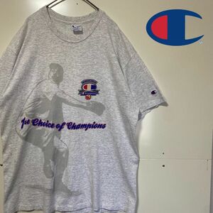 Champion/チャンピオン　ビンテージ　Tシャツ　USA製　フォトプリント　ベーブルース　野球　ベースボール　WBC 古着　L