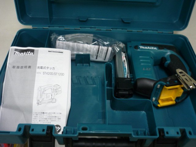 未使用 マキタ14.4v J線タッカーST420D | tspea.org