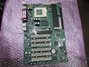 【YMB0075】希少★メーカー不明 マザーボード Soket370対応/SDRAM ATX IOパネル欠品★未チェックJUNK