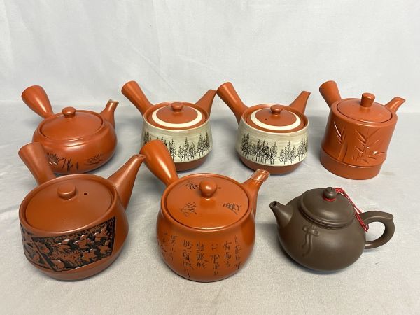 ぴったり製品 朱泥/茶器揃/常滑焼/陶聖造/急須/湯呑5客 飛騨春慶塗