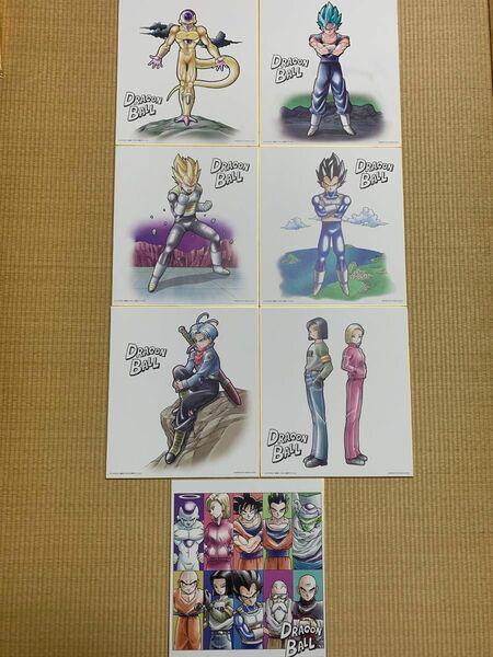 一番くじドラゴンボール 色紙７枚セット