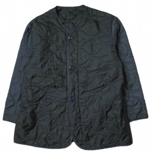 BEAMS BOY ビームスボーイ 19AW リップストップサーモライト2トーンライナー 13-18-0808-803 ネイビー 中綿 キルティングジャケット g10601