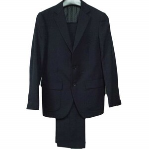 KENNETH FIELD ケネスフィールド WOOL SERGE SUITS 60s SPORTS COAT ＆ TRIM TROUSER 1P JK(36)/PT(31) NAVY スーツ セットアップ g10772