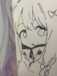rin Eromanga Sensei 6 Autographed Book with Hand-Drawn artwork illustration New Unread Dengeki Daioh Kanzaki Hiro Fushimi Tsukasa Animation, comics, anime goods, autograph, drawing