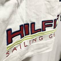 90s TOMMY HILFIGER SAILING GEAR ラガーシャツ M_画像7