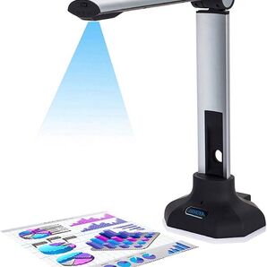 ドキュメントスキャナー ドキュメントカメラスキャナー USB 折りたたみ式 軽量 マット付き オートフォーカス LED補助ライト付