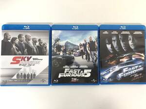 ★【売り切り！】ワイルド・スピード MAX.MEGA MAX. SKY MISSION.FAST＆FURIOUS 3枚セット BlurayDisc ブルーレイディスク 